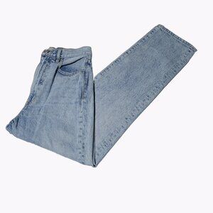 Slvrlake Dakota Jeans Womens Size 26 Straight Leg High Waist Light Wash Denim